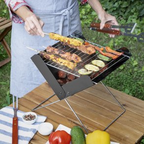 Mini Brbar Folding Charcoal Grill Foldecue InnovaGoods