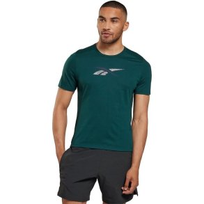 Kort�rmet T-shirt til Kvinder Reebok GR Athlete Gr�n (L)