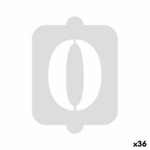 Kage skabelon Algon Tal 0 (36 Enheder)