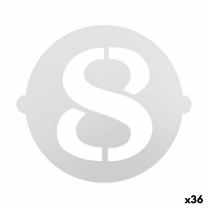 Kage skabelon Algon 25 cm Tal 8 (36 Enheder)