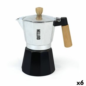 Italiensk Kaffekande Quttin Aluminium 6 Kopper (6 enheder)