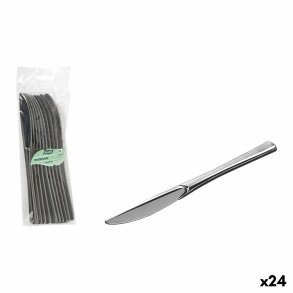 Genanvendeligt knivst Algon Slvfarvet Plastik 20 cm 10 Dele (24 enheder)