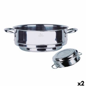 Dampapparat med gryde Santa Clara Santa clara  25,7 x 34 x 9,5 cm (2 enheder)