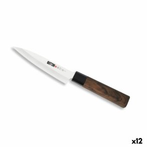 Kkkenkniv Quttin Banno Takamura Brun Slvfarvet 12 cm (12 enheder)