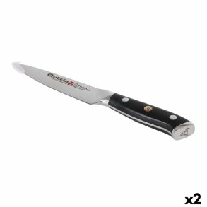 Kkkenkniv Quttin Damaskus Sort Slvfarvet 12 cm (2 enheder)