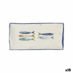 K�kkenspringvand La Mediterr�nea Peixe Rektangul�r Fisk 30 x 15 x 2 cm (18 enheder)