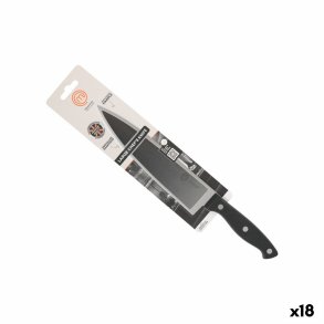 Kkkenkniv MasterChef Chef Sort Slvfarvet 20 cm (18 enheder)