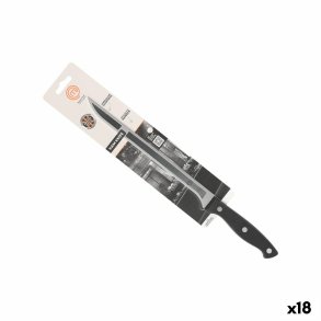 Skinkekniv MasterChef 23 cm Sort Slvfarvet (18 enheder)