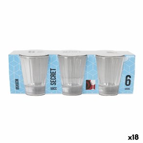 S�t med shots glas Arcoglass Secret 50 ml 6 Dele (18 enheder)