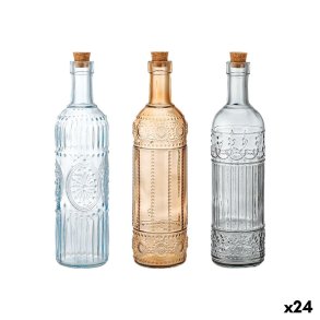 Glasflaske La Mediterr�nea Kork Glas 500 ml (24 enheder)