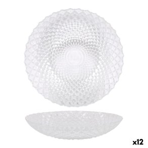 Desserttallerken La Mediterr�nea Diamond Gennemsigtig Glas � 20 cm (12 enheder)