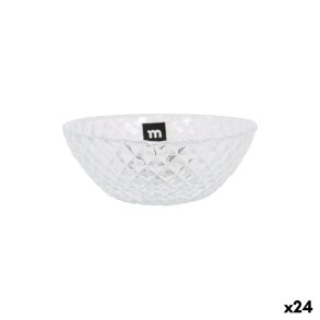 Sk�l La Mediterr�nea Diamond Gennemsigtig Glas � 17 cm (24 enheder)