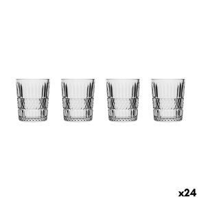 S�t med shots glas La Mediterr�nea Phasai geneve Gennemsigtig Glas 63 ml 4 Dele (24 enheder)