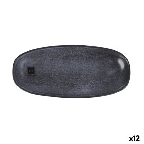 K�kkenspringvand La Mediterr�nea Nebula Gr� Keramik Oval 30 x 13,7 cm (12 enheder)