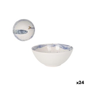 Sk�l La Mediterr�nea Peixe 2.0 Multifarvet Keramik (24 enheder)