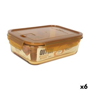 Madkasse Quttin Ambare Rektangulr 1,5 L (6 enheder)