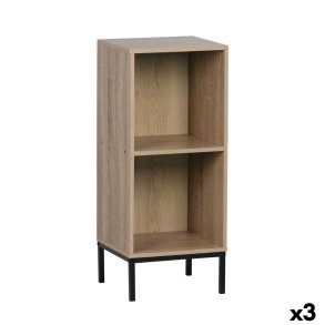 Hylder MobleKit Brun Sort Metal Tr� MDF 30 x 29 x 72 cm (3 enheder)