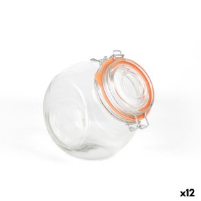 Beholder La Mediterr�nea Orange Gennemsigtig 1 L (12 enheder)