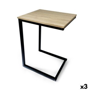 Sofabord MobleKit Brun Sort 40 x 30 x 60 cm Tr� Metal (3 enheder)