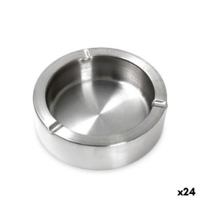 Askeb�ger Confortime S�lvfarvet St�l 11,5 x 3,5 cm (24 enheder)