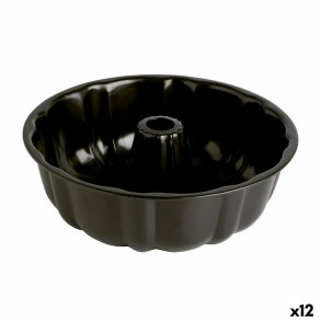 Bageform til bagvrk Quid Sweet Grey Sort Metal 24 x 8 cm