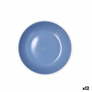 Dyb tallerken Bidasoa Moana Bl� Keramik � 20 cm (12 enheder)