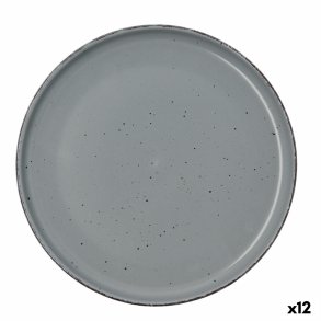 Flad Plade Quid Duna Gr� Keramik 26,5 x 2,8 cm (12 enheder)