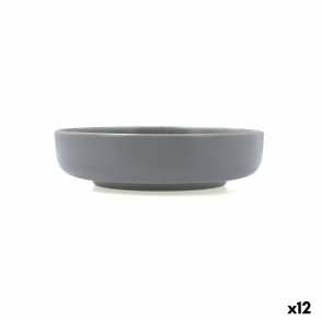 Dyb tallerken Quid Duna Gr� Keramik 18,5 x 5,3 cm (12 enheder)