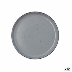 Desserttallerken Quid Duna Gr� Keramik 20 x 2,5 cm (12 enheder)