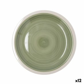 Flad Plade Quid Calypso Gr�n Keramik � 27 cm (12 enheder)