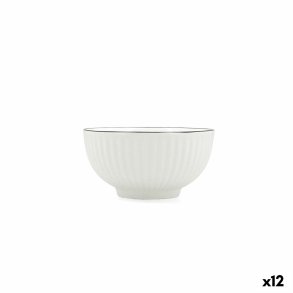 Snacksk�l Quid Gastro Black Hvid Sort Keramik (12 enheder)