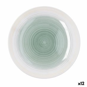 Flad Plade Quid Velvet Gr�n Keramik � 27 cm (12 enheder)