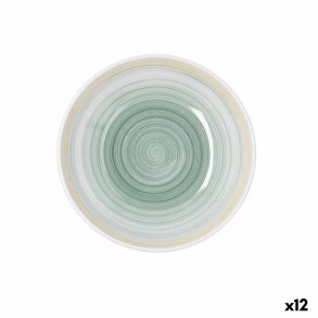 Dyb tallerken Quid Velvet Gul Keramik � 21,5 cm (12 enheder)