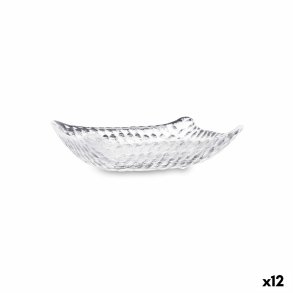 Snack bakke Quid Select Vidrio Gennemsigtig 12,5 x 9 x 3,5 cm (12 enheder)