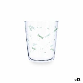 Vandglas Quid Velvet Gr�n Glas 310 ml (12 enheder)