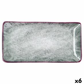 Snack bakke Bidasoa Stela Gr�n 27,5 x 16,3 cm (6 enheder)