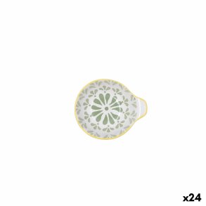 Snacksk�l Quid Velvet Gr�n Keramik 11,5 x 10 x 3,8 cm (24 enheder)