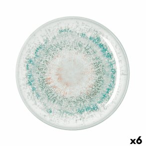 Flad Plade Bidasoa Kai Hydrozero Hvid Keramik � 27 cm (6 enheder)