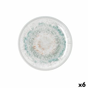 Desserttallerken Bidasoa Kai Hydrozero Hvid Keramik � 21 cm (6 enheder)