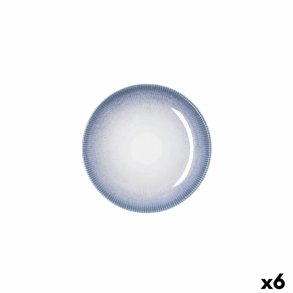 Tallerken Bidasoa Lea Hydrozero Hvid Keramik � 15 cm Br�d (6 enheder)