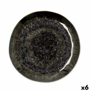 Flad Plade Bidasoa Elite Brun Keramik � 26,5 cm (6 enheder)