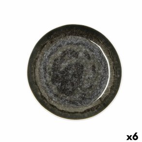 Dyb tallerken Bidasoa Elite Brun Keramik 21,5 x 4,6 cm (6 enheder)