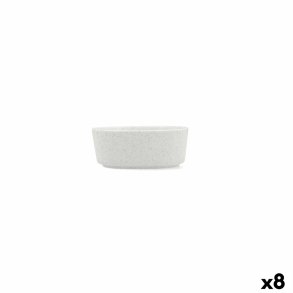 Snacksk�l Bidasoa Elite Hvid Keramik 11,5 x 11,3 x 4,7 cm (8 enheder)