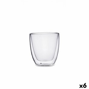 Glas Quid Serenia Gennemsigtig Glas 200 ml Capuccino (6 enheder)