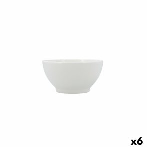 Snacksk�l Bidasoa Serenity Hydrozero Hvid Keramik (6 enheder)