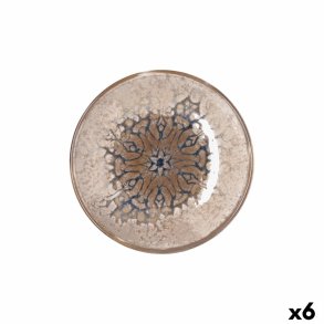 Dyb tallerken Bidasoa Deneb Hydrozero Brun Keramik � 20 cm (6 enheder)