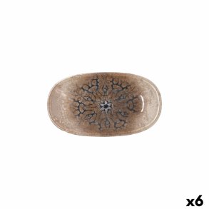 Snack bakke Bidasoa Deneb Hydrozero Brun 19 x 11 cm (6 enheder)