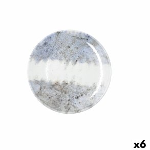 Desserttallerken Bidasoa Polaris Hydrozero Beige Keramik � 21 cm (6 enheder)