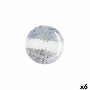 Tallerken Bidasoa Polaris Hydrozero Beige Keramik � 15 cm Br�d (6 enheder)