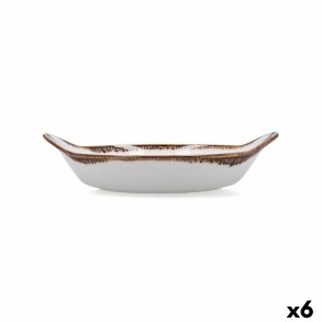 Snack bakke Bidasoa Orion Hydrozero Hvid � 19 cm (6 enheder)